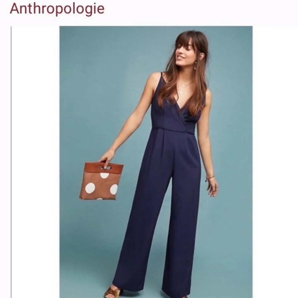Anthropologie Hutch Petite jumpsuit